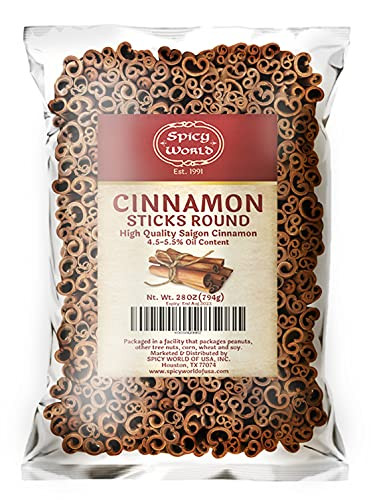 Spicy World Cinnamon Sticks 1.75 Pound Bulk Bag - 150 to 175 Sticks - Strong Aroma, Perfect for B... | Amazon (US)