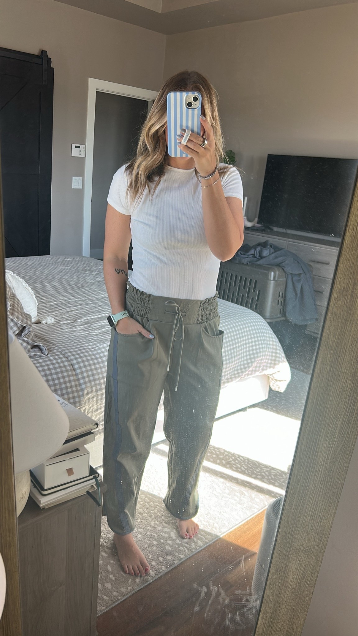 Amazon track pants - size small
Tee - small 


#LTKSaleAlert #LTKootd #LTKActive