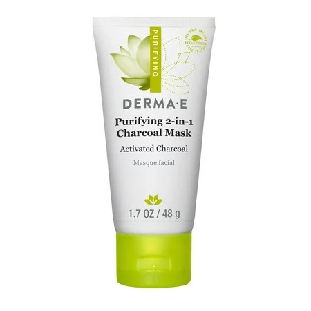 Derma E Purifying 2-In-1 Charcoal Face Mask, 1.7 Oz | Walmart (US)