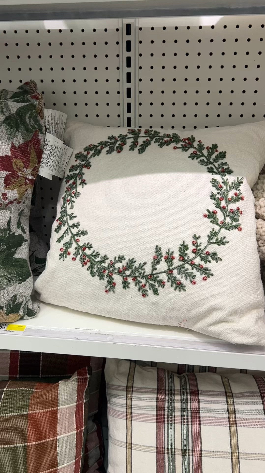 The detail on this embroidered wreath pillow is gorgeous! Every pillow in the Christmas collection is stunning. 🎄✨”

#LTKHome #LTKSeasonal