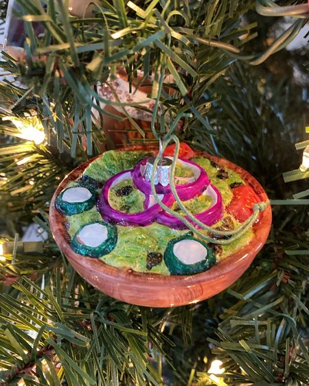 Today’s ornament of the day: this salad ornament! Head to Instagram @whatnicolewore to see the food ornament of the day on stories daily. // themed Christmas tree, food Christmas ornament

#LTKHoliday #LTKhome #LTKunder50