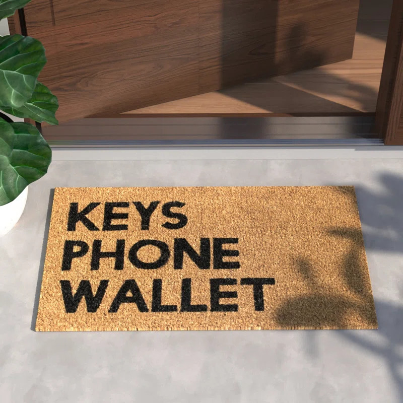 Alfhard 30" x 18" Non-Slip Indoor and Outdoor Door Mat | Wayfair Professional
