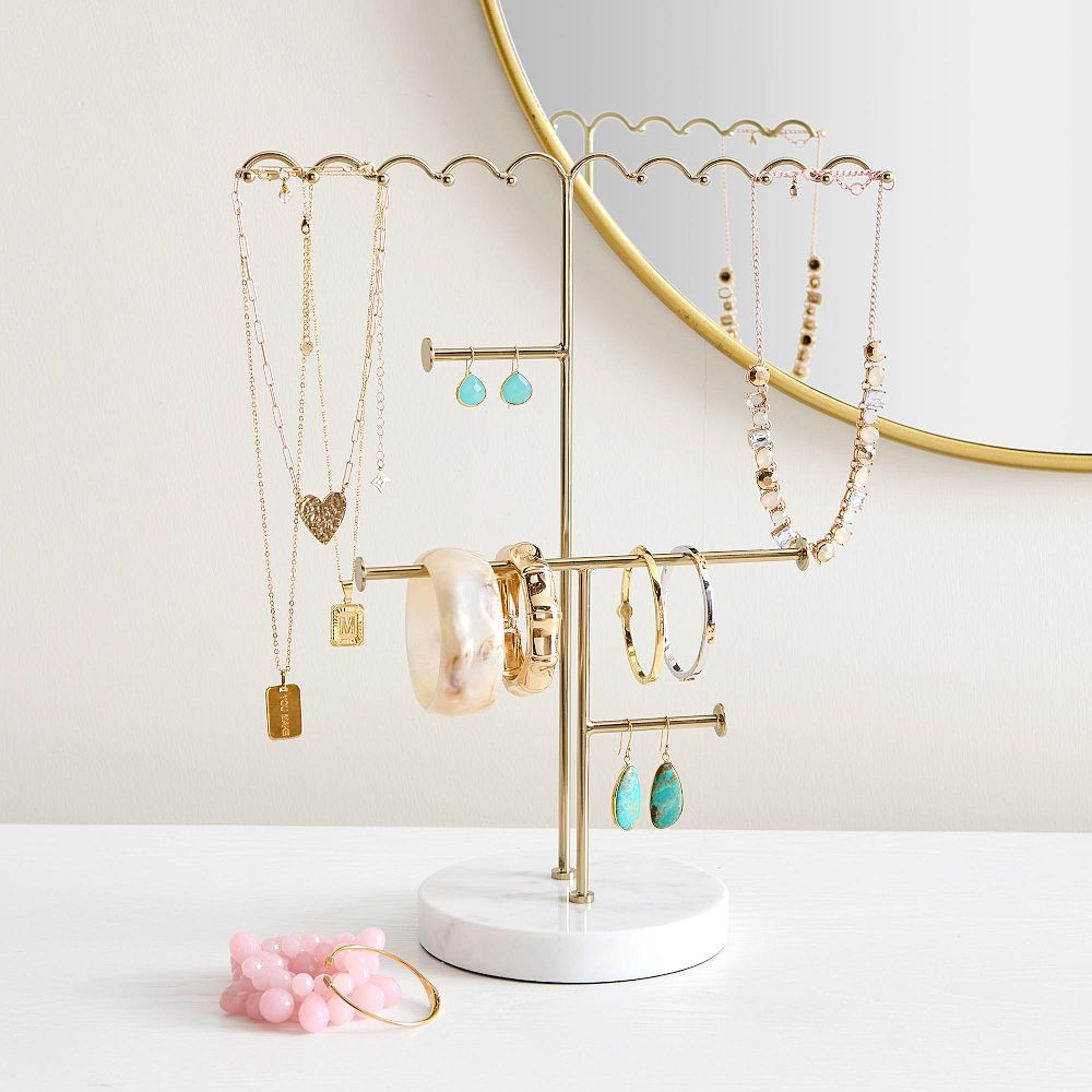 Andi Gold Jewelry Display Stand | Pottery Barn Teen