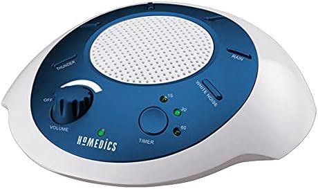 Homedics White Noise Sound Machine | Portable Sleep Therapy for Home, Office, Baby & Travel | 6 Rela | Amazon (US)