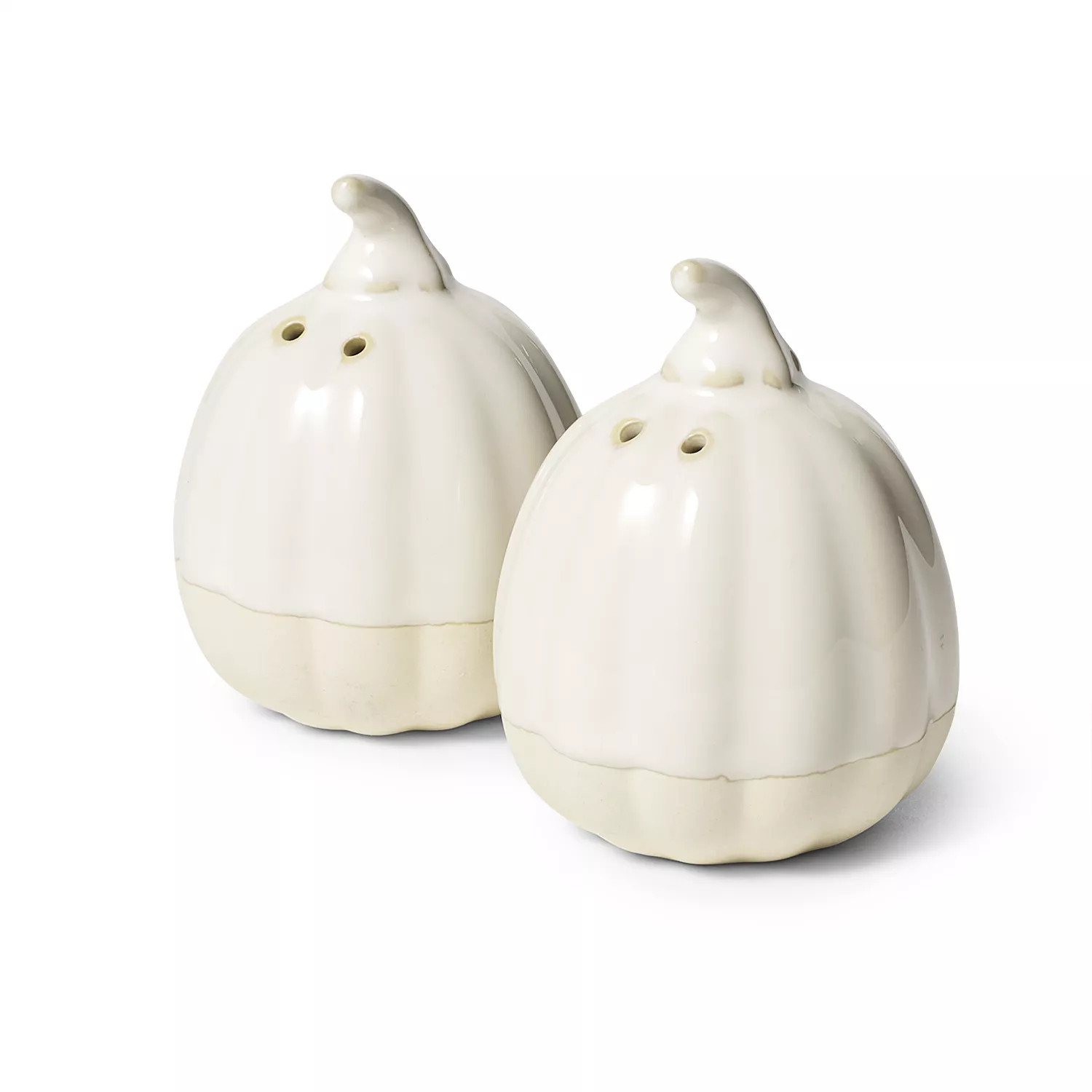 Sur La Table Reactive Glaze Figural Pumpkin Salt & Pepper Shakers | Sur La Table