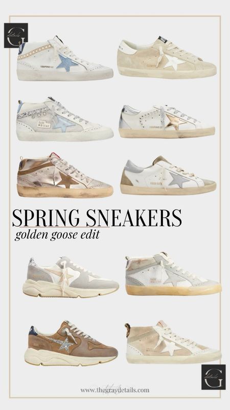 Spring sneakers, golden goose sneakers 

#LTKtravel #LTKActive #LTKshoecrush