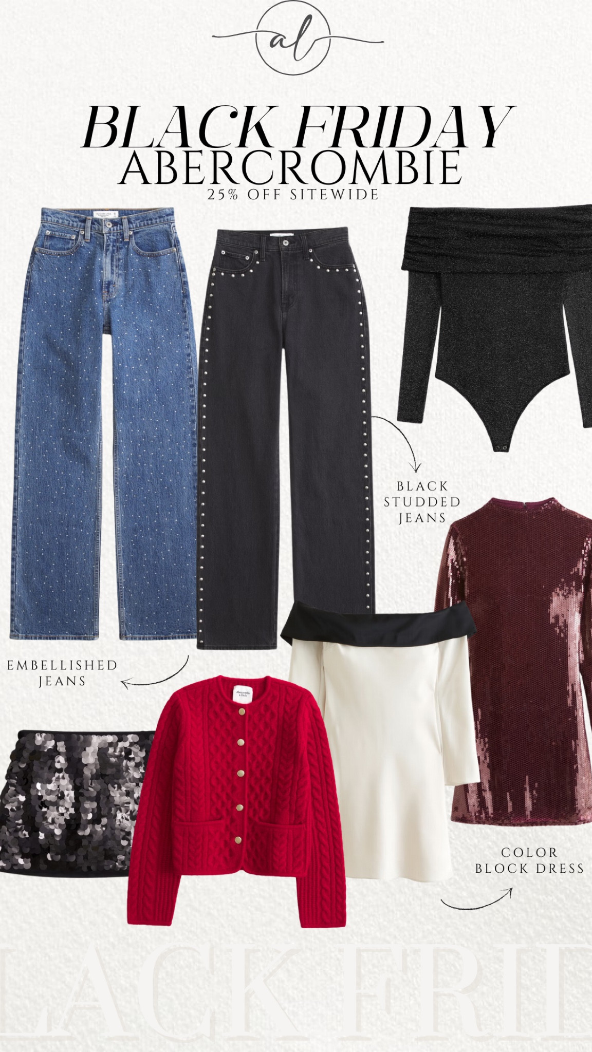 Black Friday at Abercrombie - my holiday picks for the upcoming holidays 

#LTKHoliday #LTKCyberWeek #LTKSaleAlert