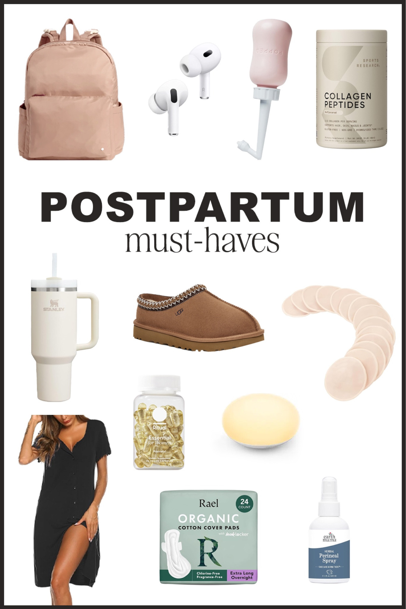 Tried and true postpartum must haves for new moms. Essentials and cozy extras for a more comfortable, natural healing period

#LTKFamily #LTKBump #LTKBaby