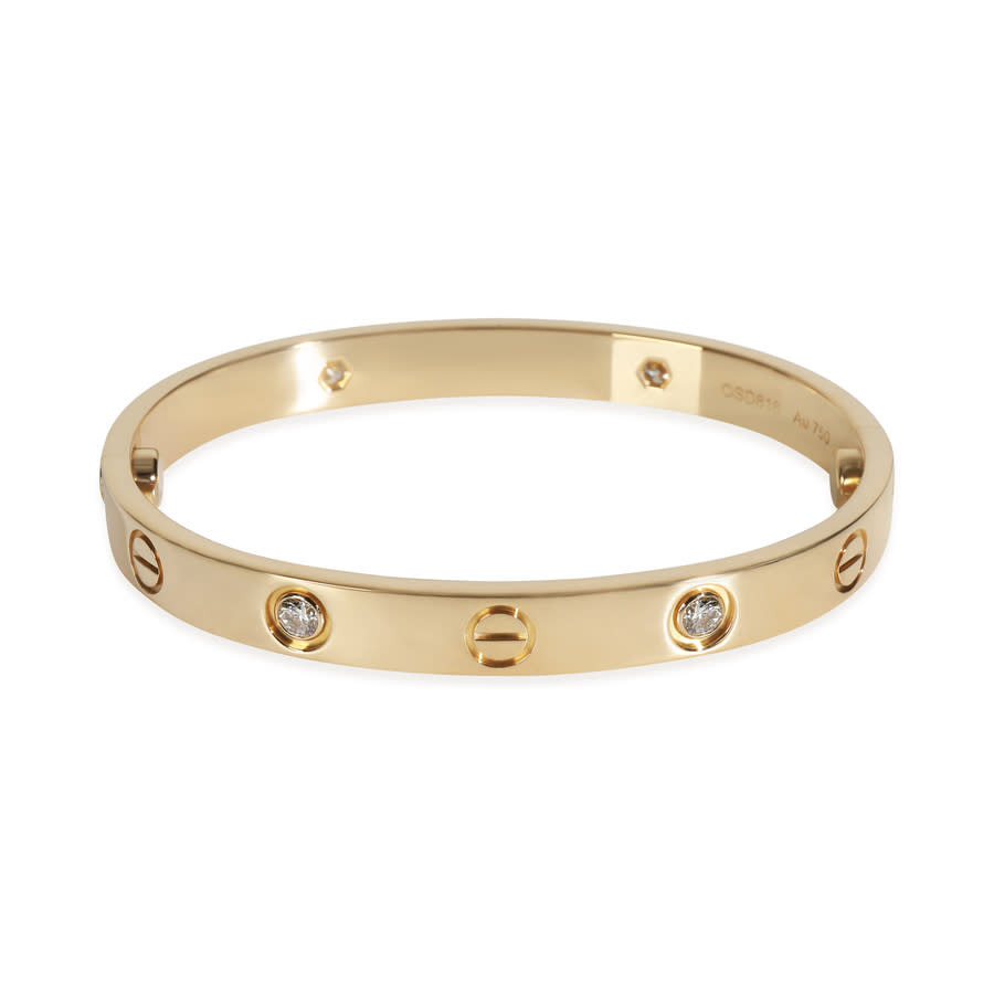 Pre-Owned Cartier Yellow Gold Diamond Love Bracelet | Jomashop.com & JomaDeals.com