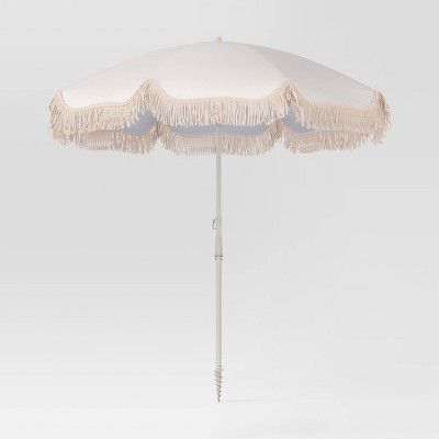 6' Umbrella with Fringe - Threshold™ | Target