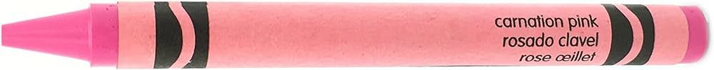 50 Pink Crayons Bulk - Single Color Crayon Refill - Regular Size 5/16" x 3-5/8" | Amazon (US)