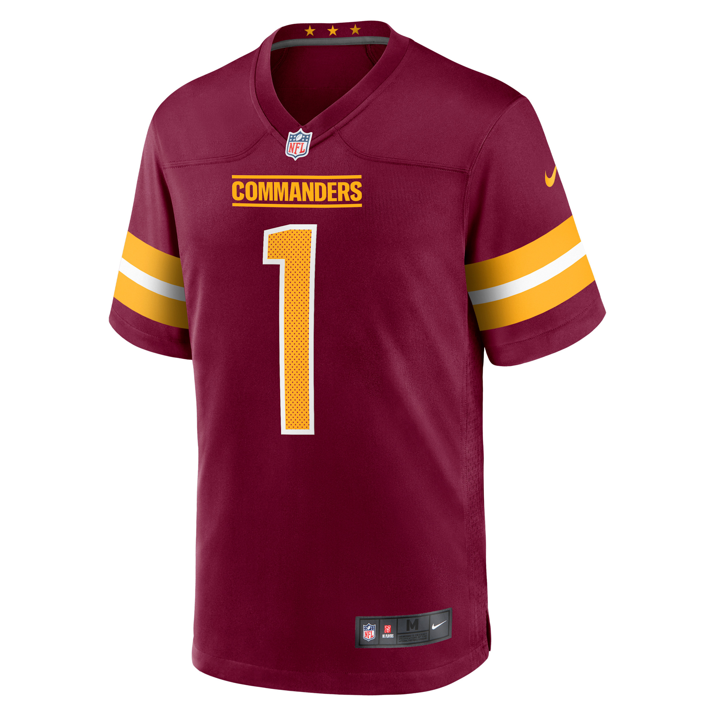 Jayden Daniels Washington Commanders Nike Men's NFL Game Football Jersey in Red | 67NMWSGH9EF-NZ5 | Nike (US)