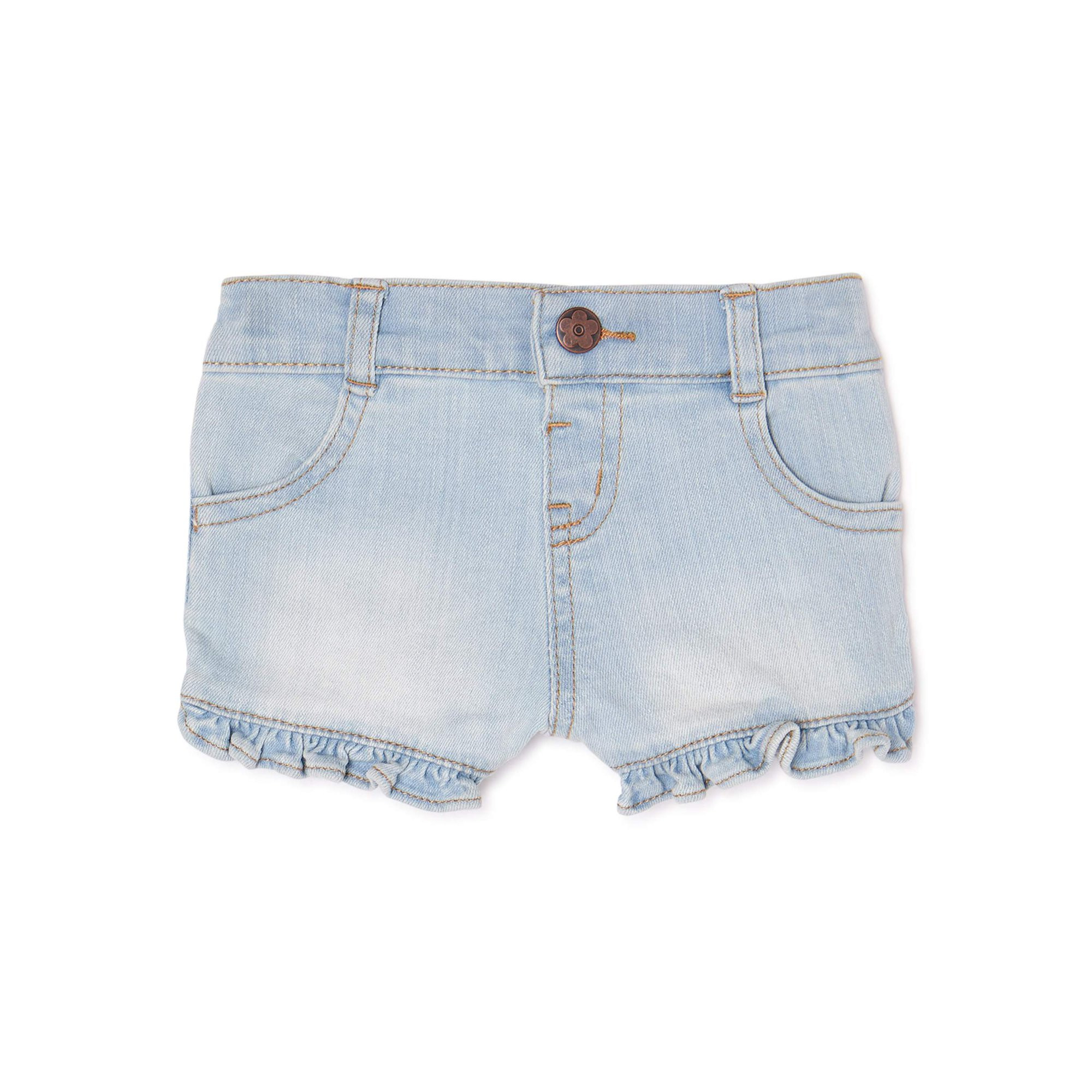 Garanimals Baby Girls' Denim Ruffle Shorts | Walmart (US)