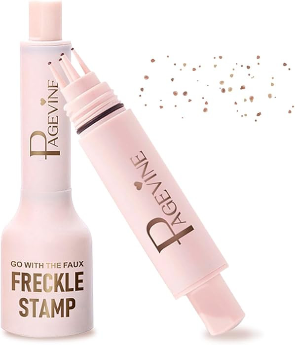 Freckle Stamp - Freckle Pen Waterproof, Long Lasting Fake Freckles, Quick Dry 5-Point Faux Freckl... | Amazon (US)