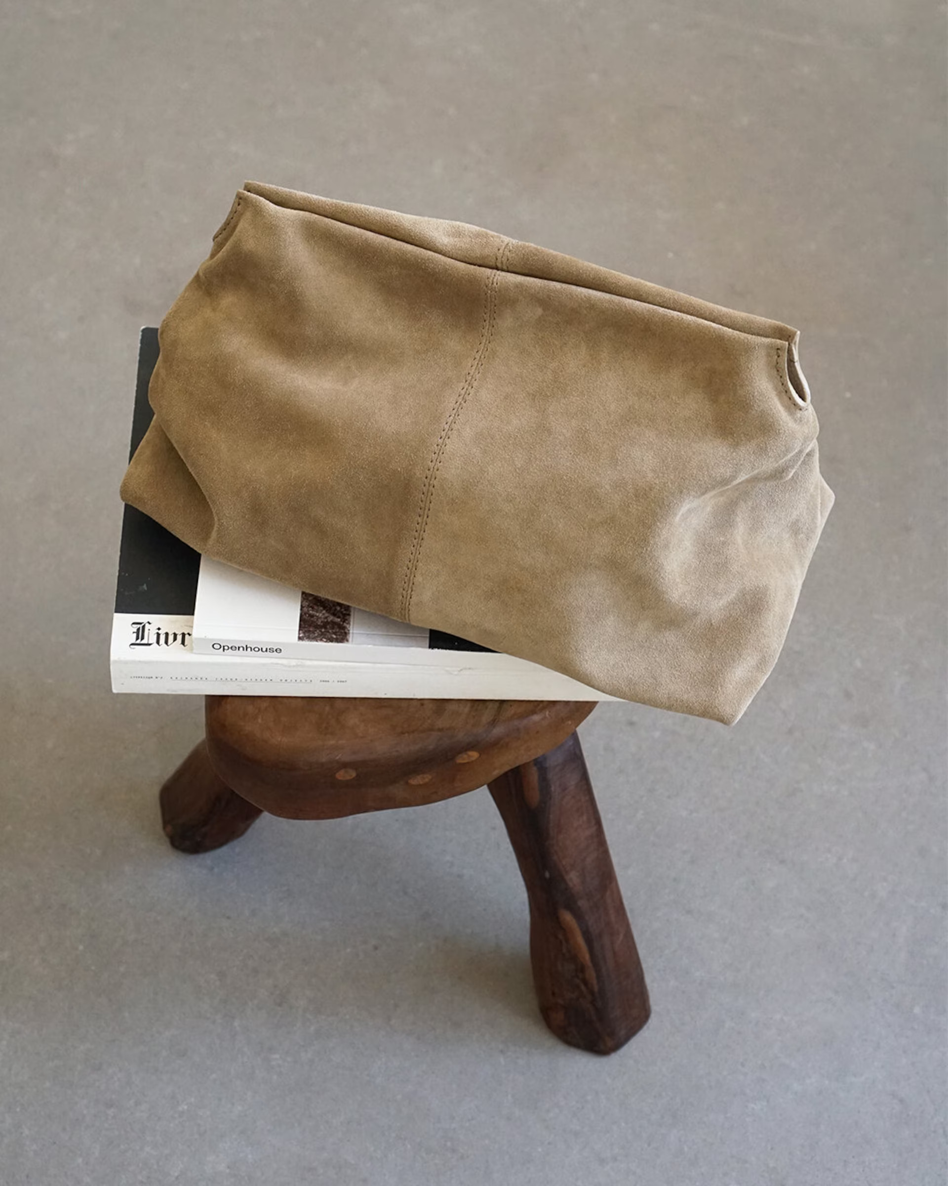 Clay Clutch Suede | Flattered