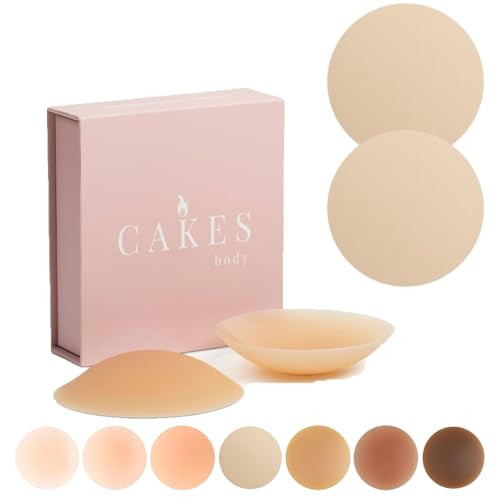znvwki Cakes Body Nipple Cover, Cakes Grippy Seamless Covers, Cakes Cover, Cakes Body Grippy Not Sticky Seamless Covers | Amazon (US)
