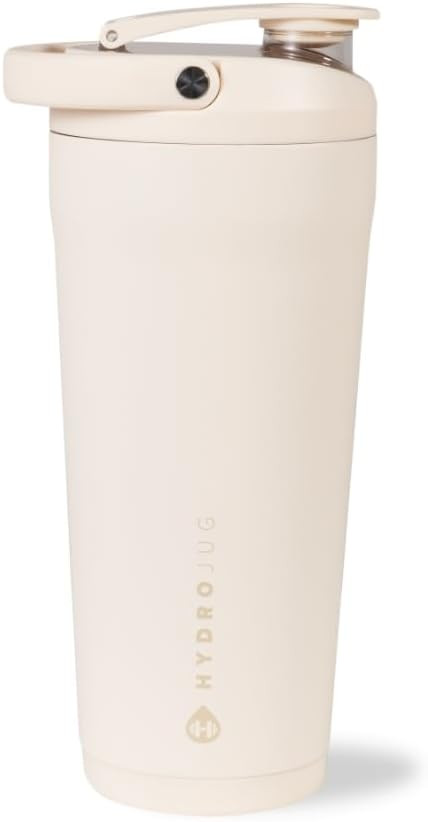 HydroJug 24 oz New Stainless Steel Shaker – Insulated, Leakproof, BPA-Free with Silent Mixing G... | Amazon (US)