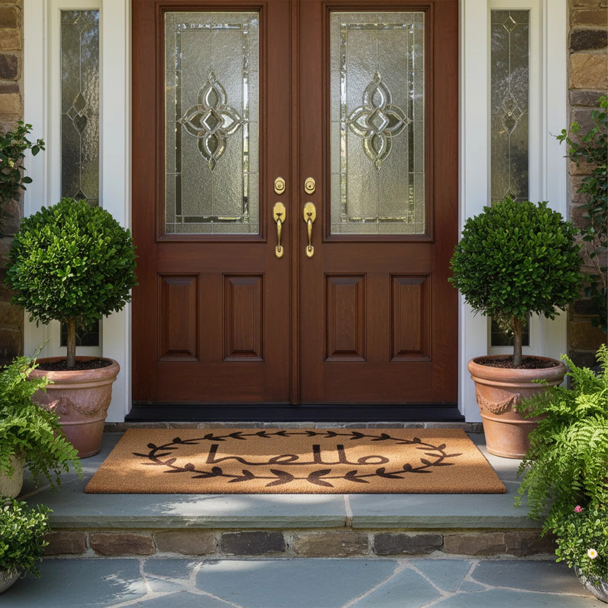 Bronsen Non-Slip Outdoor Doormat | Wayfair North America