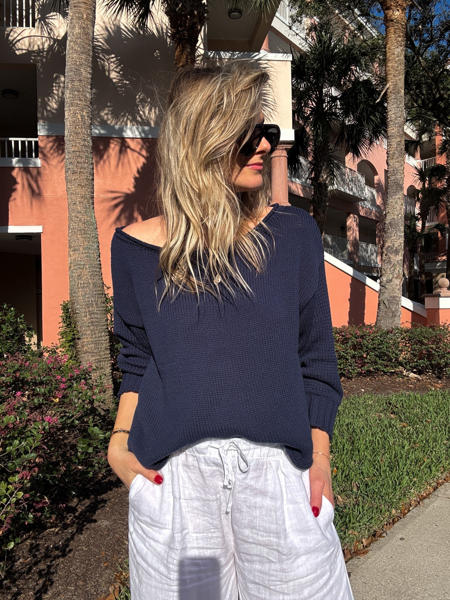 Was shocked to find the perfect summer sweater with the roll neck & boxy fit. I love a boatneck (crew necks aren’t great on me). 

I sized up to an XL for a baggier fit, but would normally be a medium  

#LTKTall #LTKootd #LTKSeasonal