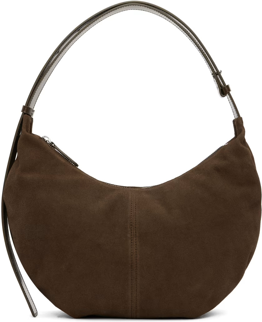 Brown HT Suede Bag | SSENSE