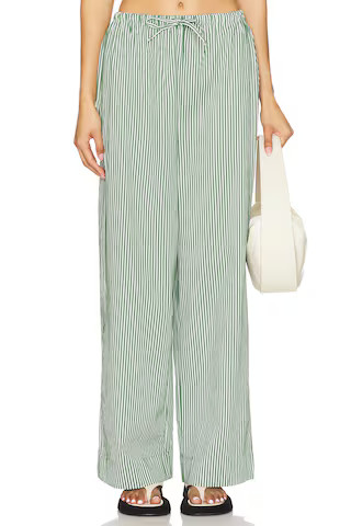 Tie Waist Pant in Fern Multi | Revolve Clothing (Global)