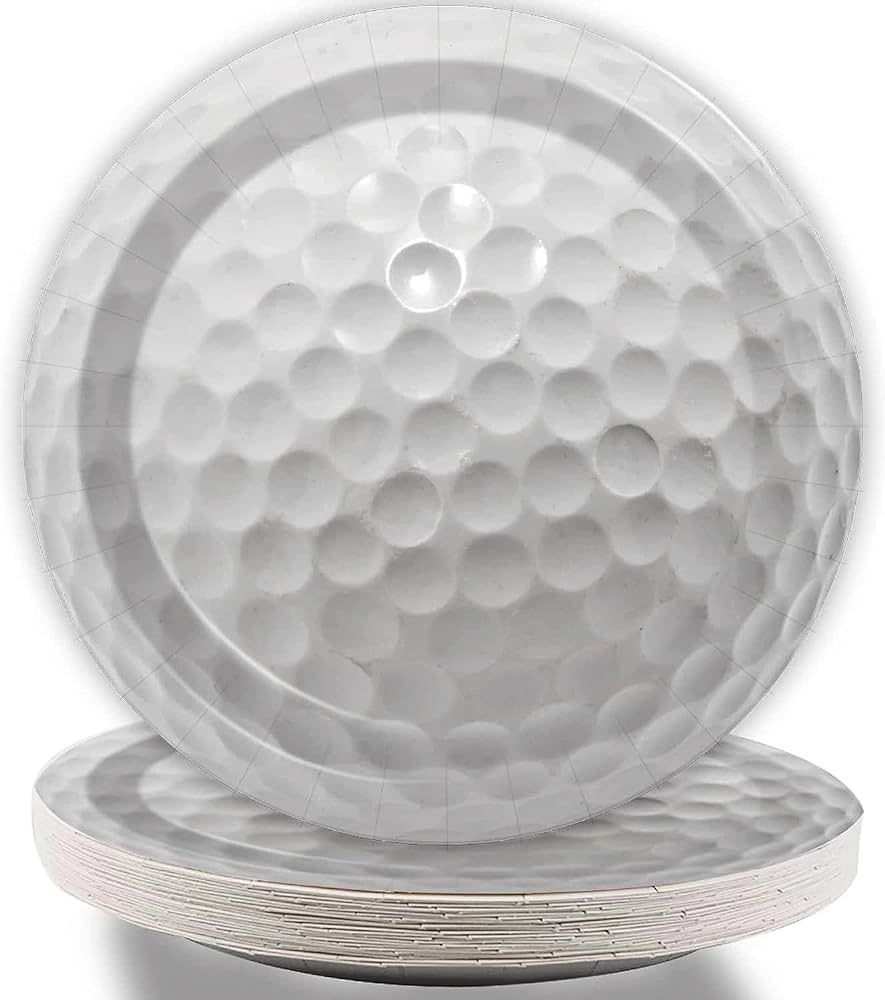 gisgfim 80 PCS Golf Plates Party Supplies Golf Sports Birthday Party Cake Dessert Plates Disposab... | Amazon (US)