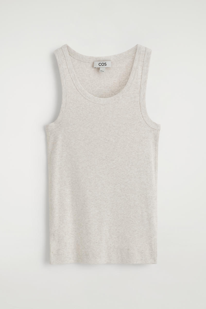 Ribbed Cotton Tank Top | COS (US)