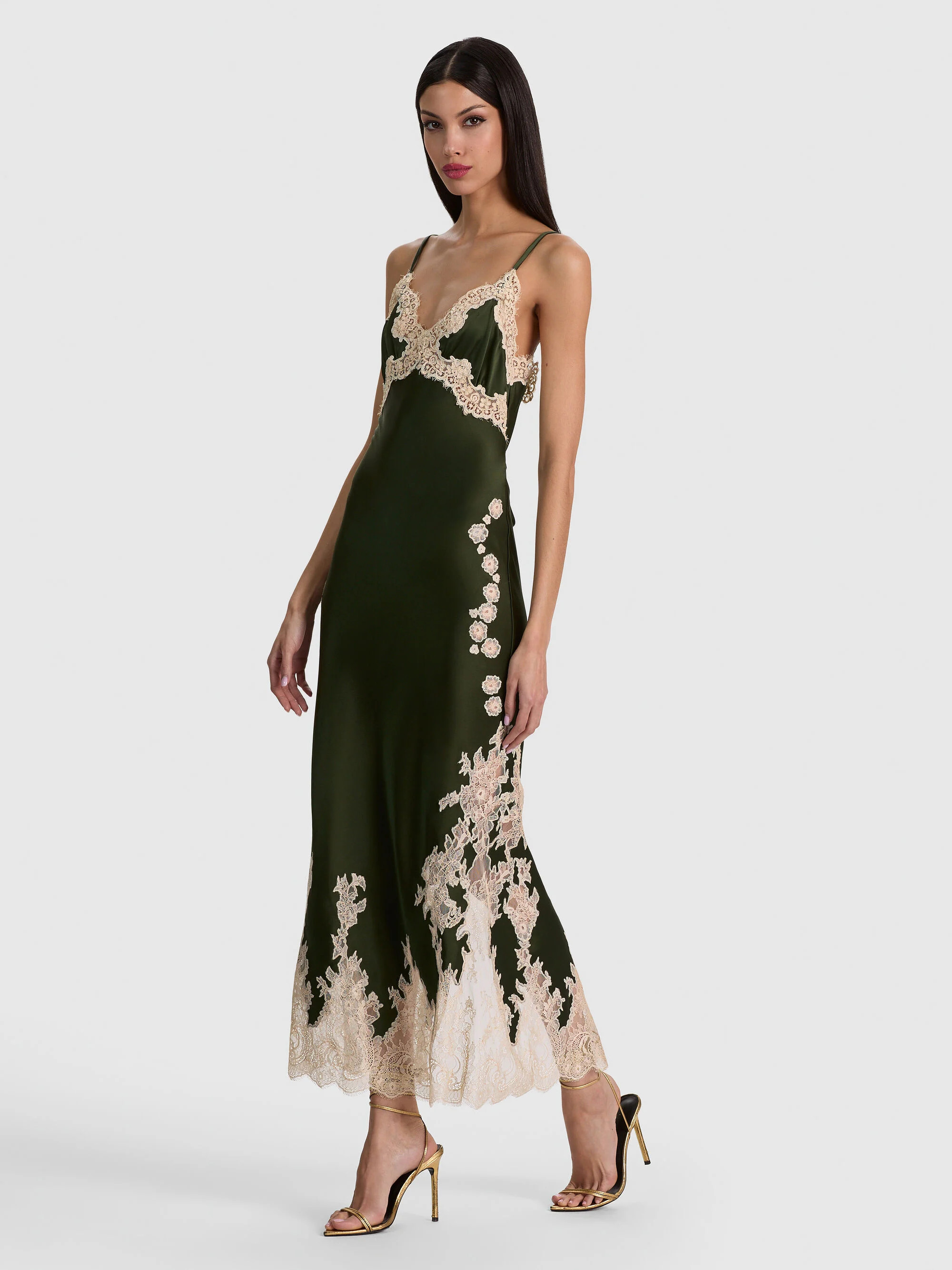 JULIETTA LACE SLIP DRESS | Alice + Olivia
