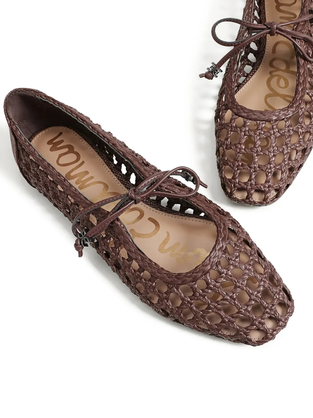 Marcie woven tie ballet flats | Farfetch Global