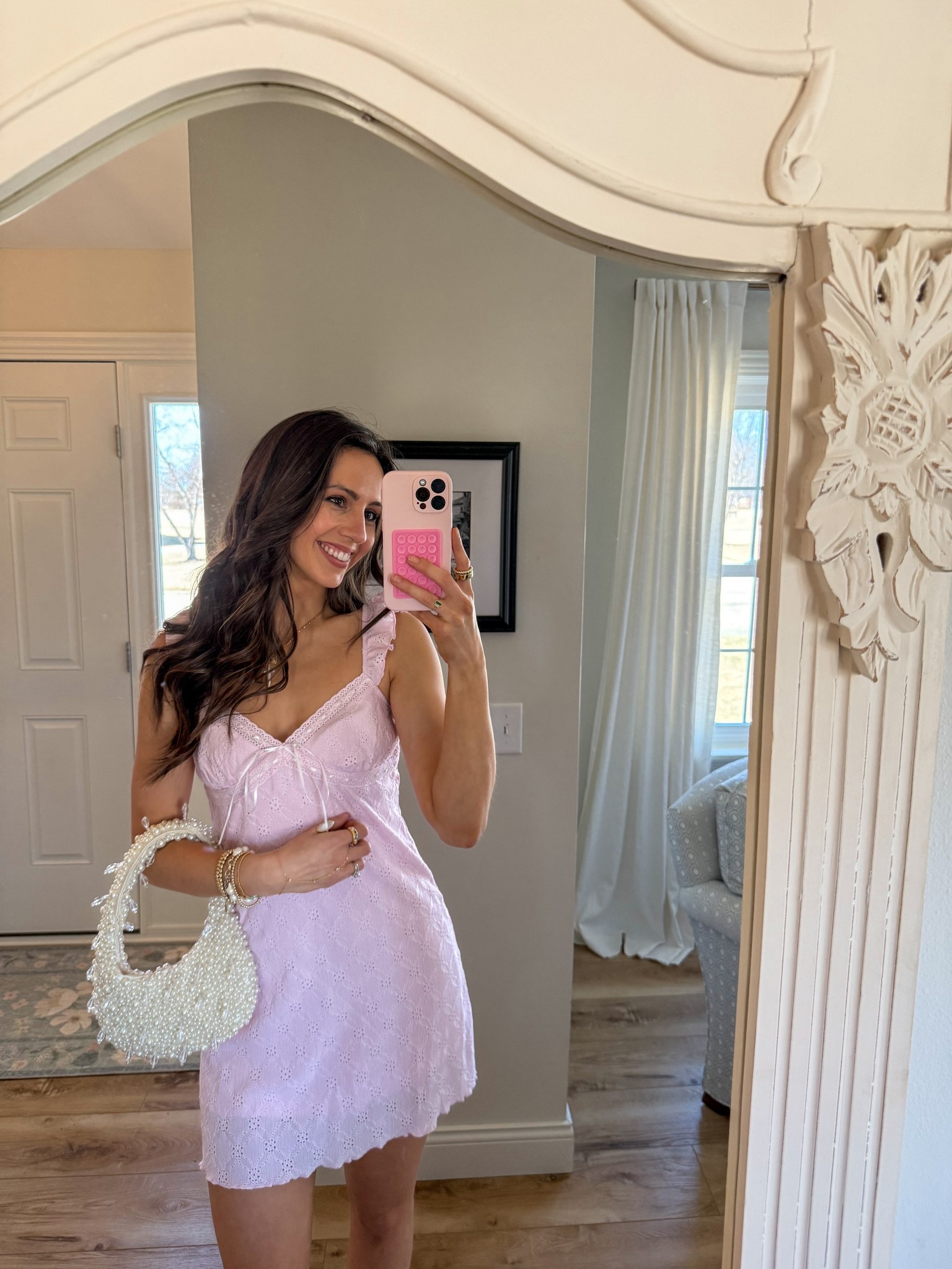 target dress, summer dress, spring dress, pink dress, pearl bag, beaded bag, Ibiza outfit

#LTKStyleTip #LTKItBag #LTKFindsUnder100