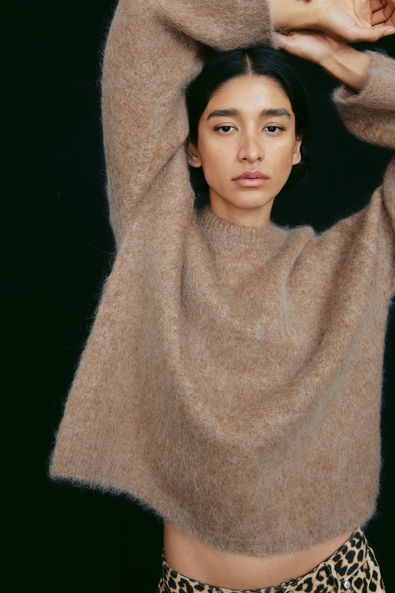 Oversized mohair-blend jumper | H&M (UK, MY, IN, SG, PH, TW, HK)