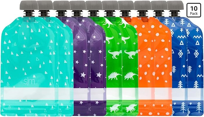 Simple Modern Reusable Baby Food Pouches for Toddlers | BPA Free Plastic, Food Safe, Freezer Safe... | Amazon (US)