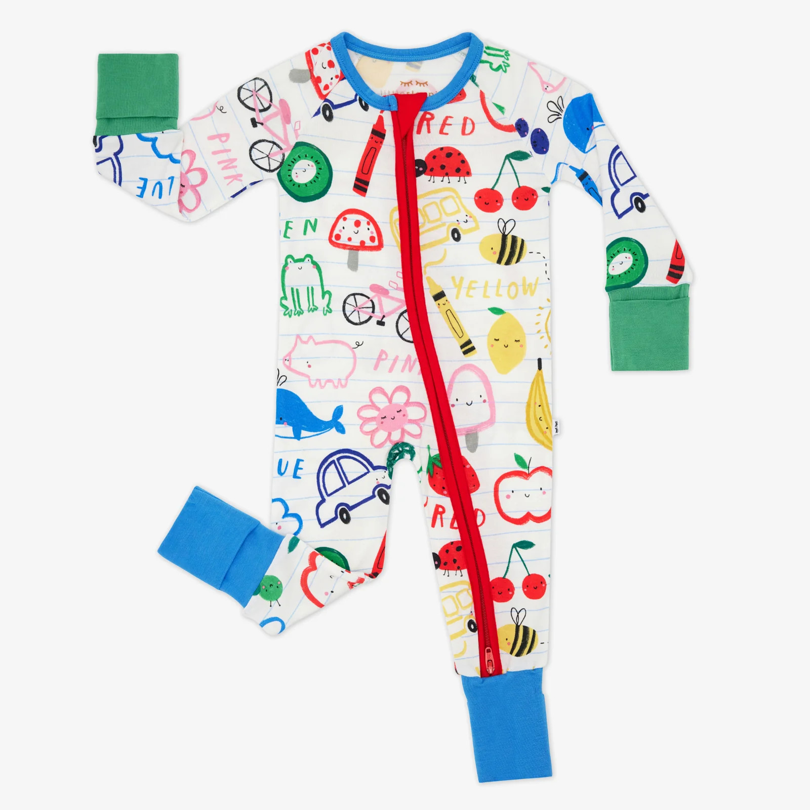 Coloring Crew Two-Piece Pajama Set | Little Sleepies