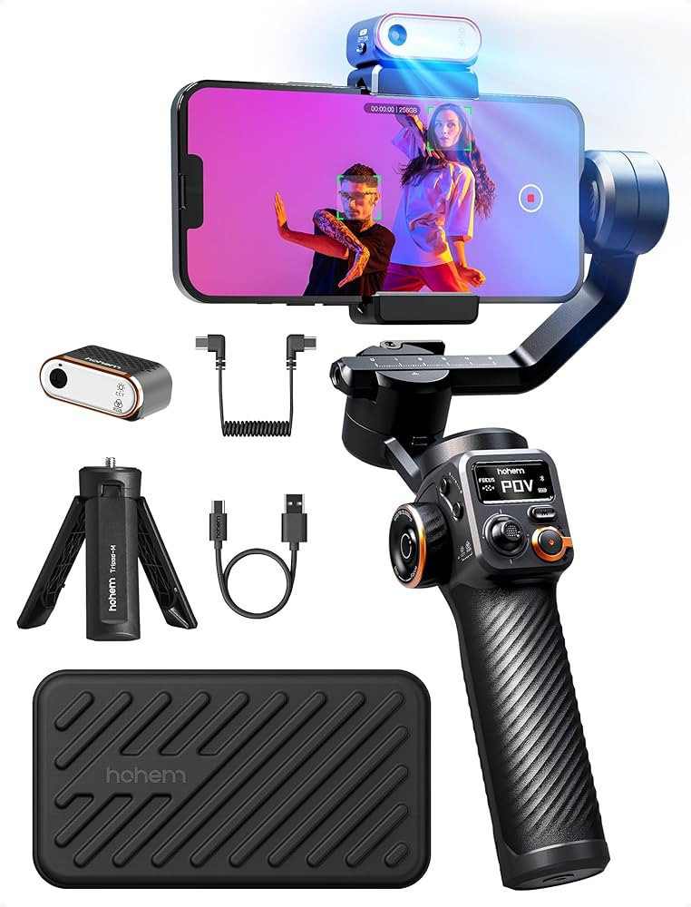 hohem iSteady M6 Kit Gimbal Stabilizer for Smartphone, 2023 Upgraded 3-Axis Phone Gimbal, AI Trac... | Amazon (US)