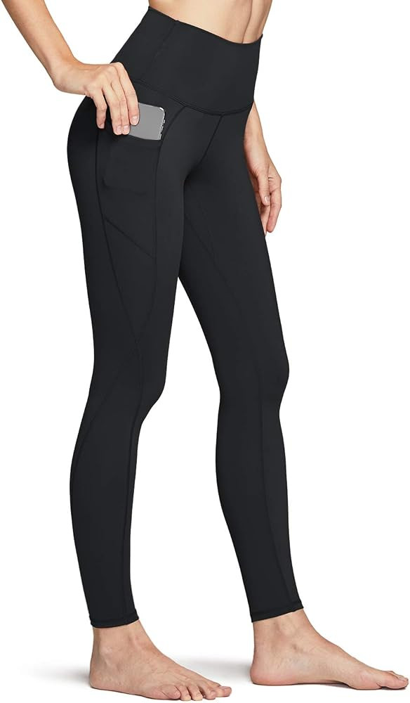 TSLA Women's Tummy Control Yoga Pants with High Waist and Running Yoga Leggings with Convenient P... | Amazon (US)