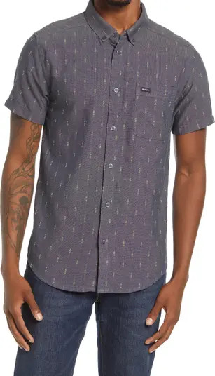 That'll Do Dobby Short Sleeve Button-Down Shirt | Nordstrom