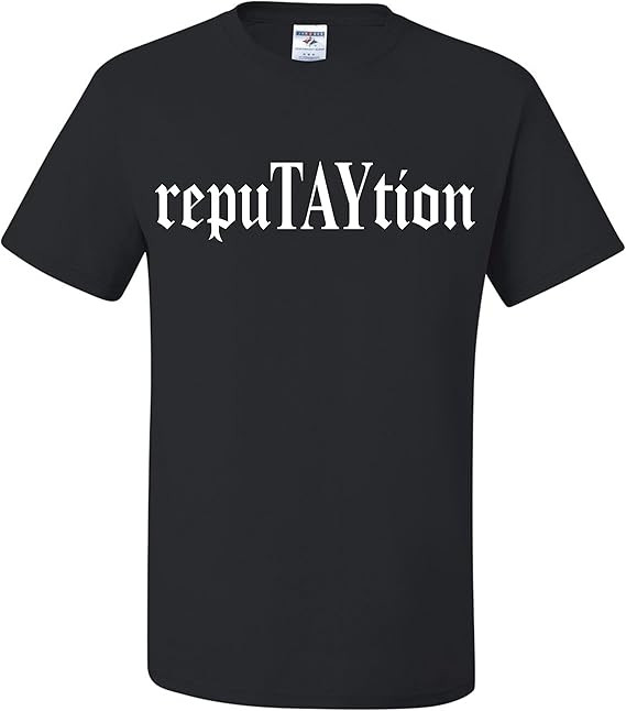 Freedomtees RepuTAYtion Unisex T-Shirt Black | Amazon (US)