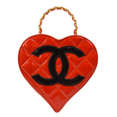 Chanel Red Heart Vanity Handbag 162216  | eBay | eBay US