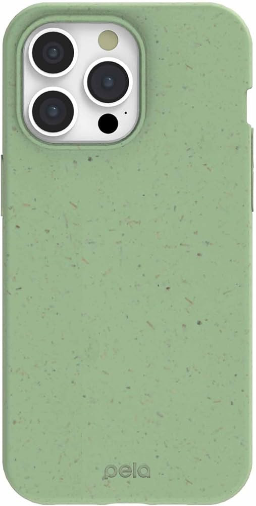 Pela - Phone Case for iPhone 15 Pro Max, Sage - Protective Cell Phone Cover - Eco Friendly Cover ... | Amazon (US)