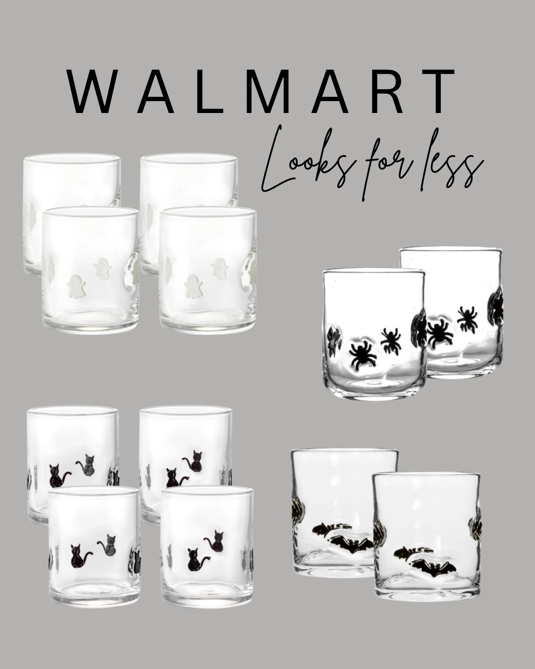 Spooky season but make it budget friendly 👻🍷 These Walmart looks for less give you all the Halloween entertaining vibes without the high price tag. Perfect for hosting movie nights, themed dinners, or just sipping cider in style 👻 


#LTKHome #LTKFindsUnder50 #LTKStyleTip