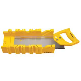 Stanley Miter Box with Saw Included STHT20361 | The Home Depot