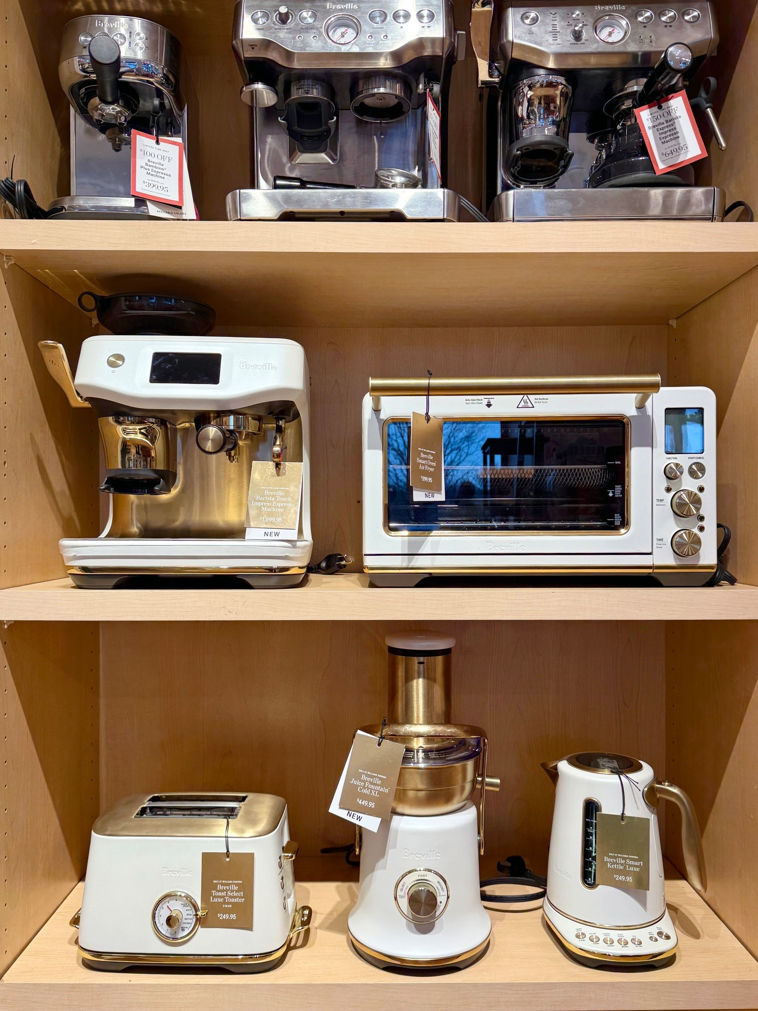 Luxe meets everyday function! 🤩 The Breville Brass Collection in Sea Salt & Brass is such a chic update for the kitchen—soft, modern color paired with warm brass accents that feel both timeless and elevated. ✨Thoughtfully designed and high-performing, these small appliances are beautiful enough to leave on the counter and smart enough to use daily.

This exclusive colorway is now available at Williams Sonoma and includes everything from espresso to air frying, all with that refined, high-end finish. Perfect for upgrading your own kitchen or gifting something truly special for the holidays (and beyond). 💫 #LuxeKitchen #SmallKitchenAppliances #KitchenUpgrade 

#LTKHome #LTKGiftGuide #LTKSaleAlert