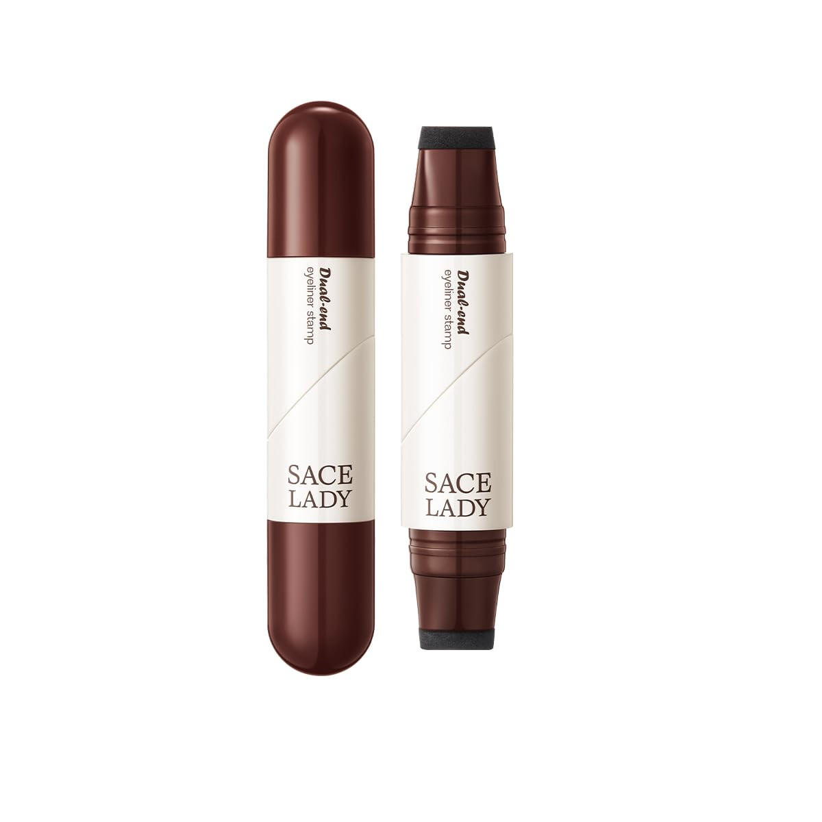 SACE LADY Dual-Ended Eyeliner Stamp, Foldable Eyeliner Stamp Pen for Perfect Wings Cat Eyes – L... | Amazon (US)