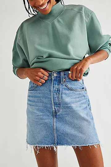 Levi's Ribcage Skirt | Free People (Global - UK&FR Excluded)