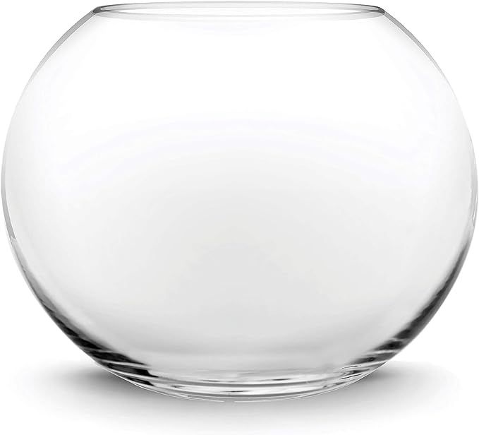 CYS EXCEL Glass Bubble Bowl (H-4.5" W-5.5", Approx. 1/4 Gal.) | Multiple Size Choices Fish Bowl V... | Amazon (US)