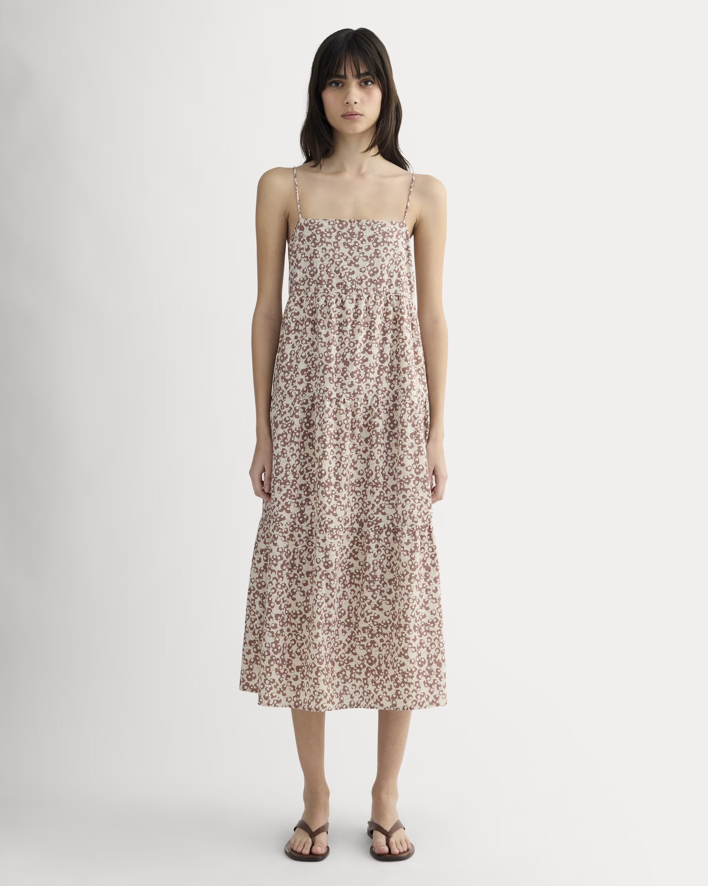 The Gauze Tiered Dress | Everlane