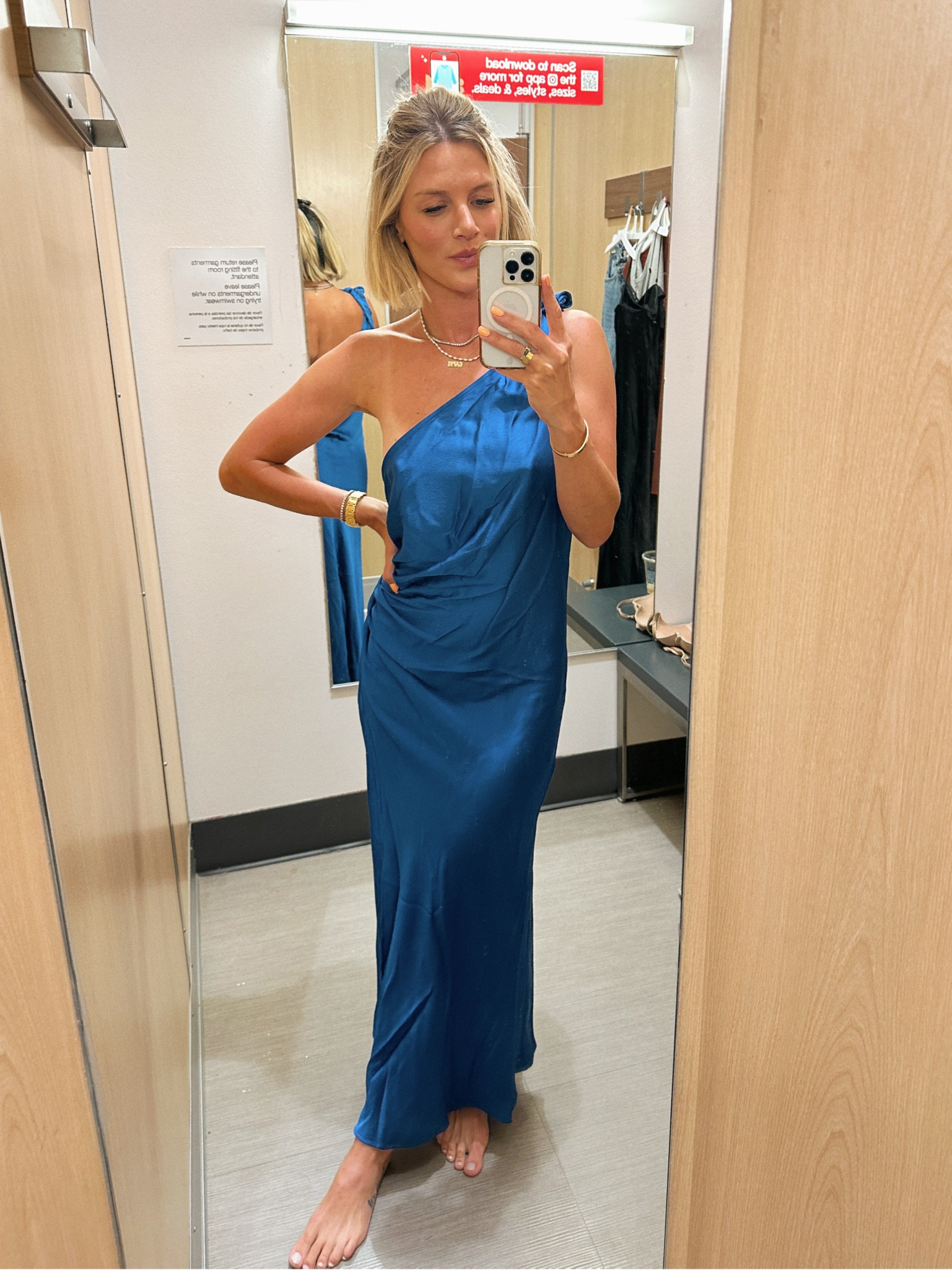 Target Circle Week find 🎯 Perfect for a wedding guest dress, looks $$$, and the color is ✨ 

wearing a small but needed an XS 

#LTKSummerSales #LTKWedding #LTKFindsUnder50