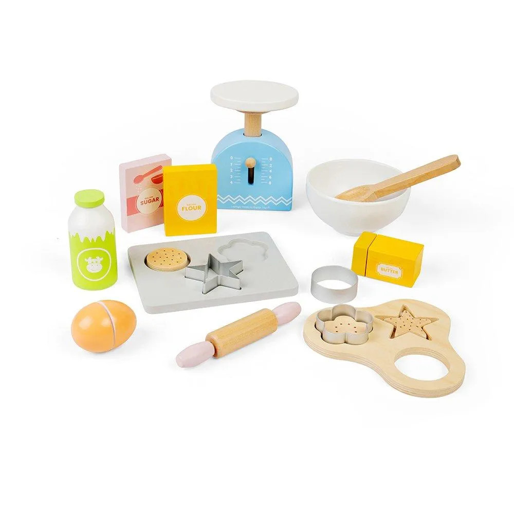 Multi Bigjigs Toys Wooden Cookie Baking Set | Debenhams | Debenhams UK