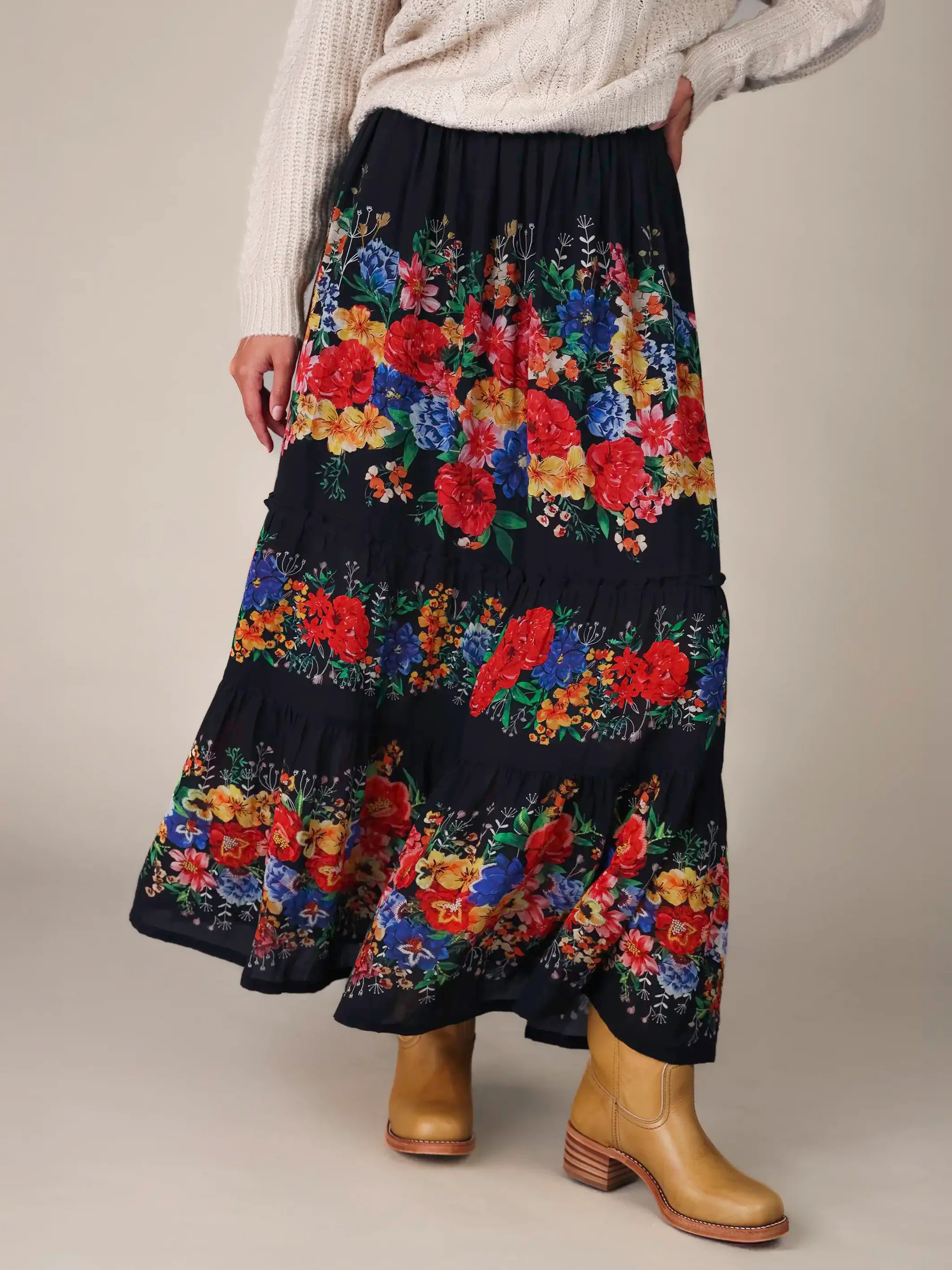 Irina Maxi Skirt | Natural Life