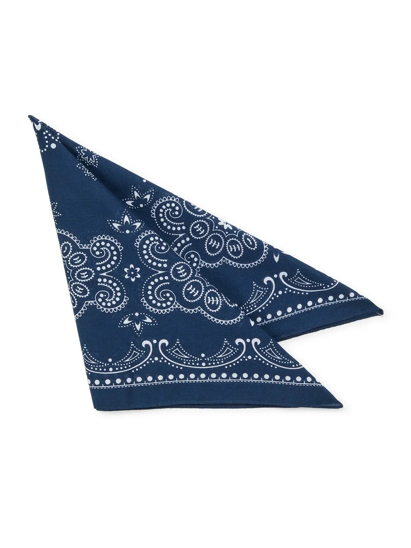 Time and Tru Women's Western Star Bandana, Blue Cove, One Size Fits Most | Walmart (US)